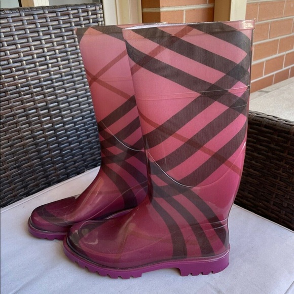 burberry gumboots